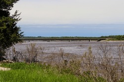 Niobrara River Missouri River near Lynch Nebraska . High quality photo