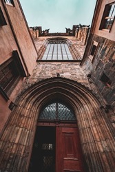 Prague Czech Republic Inner Church Doorway