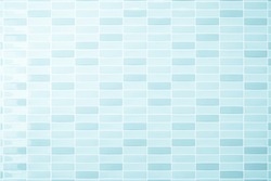 Blue pastel ceramic wall and floor tiles abstract background. Design geometric mosaic texture decoration of the bedroom. Simple seamless pattern for backdrop advertising banner poster or web. 
