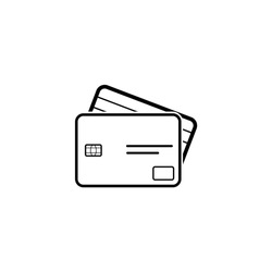 Credit Card icon illustration - Vector