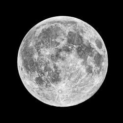 Closeup of full moon, taken on 10 November 2011