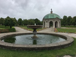The Hofgarten (Court Garden) is a garden in the center of Munich, Germany