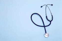stethoscope and heart,  health and doctor symbols 