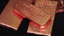  Copper bar bullion for investing money                              