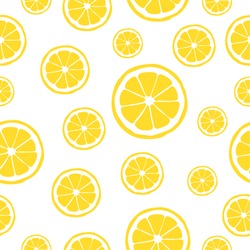 Lemon Yellow Vector Pattern - Free Stock Photo by Sara on 