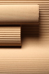 corrugated cardboard textures and products for advertising and design