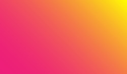Yellow, orange and Pink Red smooth gradient background layout. Design backdrop with copy space for text