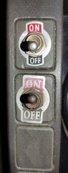 Switch ON OFF in car mitsubishi 