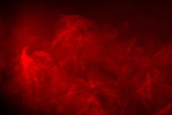 Red Texture of steam on a black