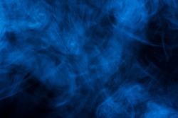 Background with blue smoke