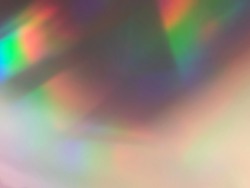 Soft rainbow light flares background or overlay