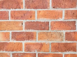 construction background or backdrop brick wall on natural light background