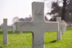American cemetery in Normandy France