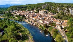 Historical Vogue town, dramatically located in a gorge of Ardeche river, is one of the most beautiful villages of France and a popular travel destination in Ardeche region