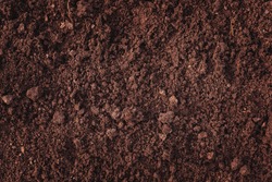 Close-up of fertile loam for the background