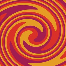 Twirl Twist paint 70s Retro colors abstract fluid backgrounds Yellow Purple  Orange  Swirl vortex vector background
