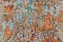 Metal corroded texture background. Rusty metal surface.