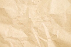 crumpled cream paper background texture