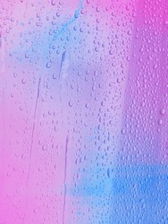 Amazing colorful  Bokeh background backdrop or wallpaper raindrops Overlay used