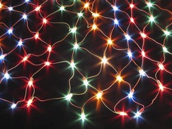 Colorful electric light net