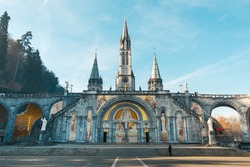 Sanctuary of Our Lady of Lourdes, France.