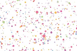Light multicolor background, colorful vector texture with circles. Splash effect banner. Glitter silver dot abstract illustration with blurred drops of rain. Pattern for web page, banner,poster, card.