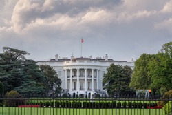 The White House in Washington DC at beautiful sunset, USA