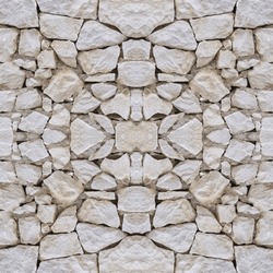 Stone fence wall texture, panoramic garden stonewall, limestone dolomite white slate slab rock texture. abstract background