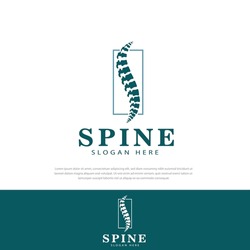 Spine for medical logo,bone symbol,icons,design templates