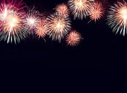 Colorful Fireworks background