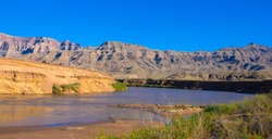 Panoramic view of Colorado River