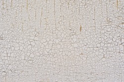 Peeling paint on wall seamless texture. Pattern of rustic material.