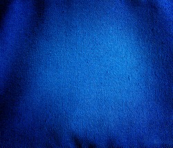 Blue canvas fabric background 