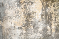 Old distressed wall backdrop, grunge background or texture 