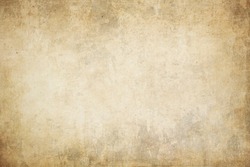 Old worn blank parchment paper texrture or background 
