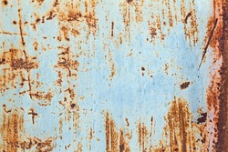 Old corroded metal grunge background or texture
