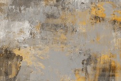 Smudged canvas, abstract acrylic painting grunge background 