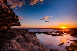 Sunset Scape at Potter Point in Kamay Botany Bay National Park