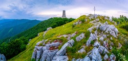 Shipka memorial in the Balkan Mountains of Bulgaria