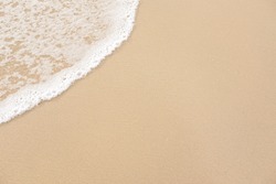 abstract sand of beach and soft wave background