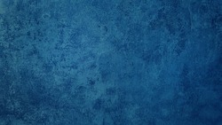 beautiful abstract grungy blue stucco wall background in cold mood. pantone of the year color concept background with space for text.