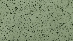 green olive terrazzo background, consist of black stone pigments. realistic floor tile pattern with natural stones, granite, marble, quartz, concrete grained granules. abstract vintage background.