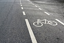 Bicycle Lanes in Park