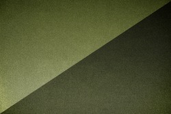 Brown green abstract background for design. Geometric shape. Triangles. Diagonal. Olive color. Combination of light and dark shades. Colorful. Matte. Minimal.