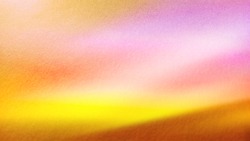 Colorful bright background. Orange, yellow, red, pink colors on an orange paper base. The effect of the northern lights in the horizontal plane.