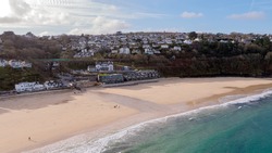 Carbis Bay in Cornwall where the G7 Summit will be taking place in June