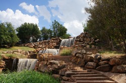 Wichita Falls Texas waterfall system