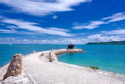 This is a summer seascape in Okinawa main island in Okinawa prefecture, Japan.

you can use this image for background of a calendar, a poster or any other promotional materials.