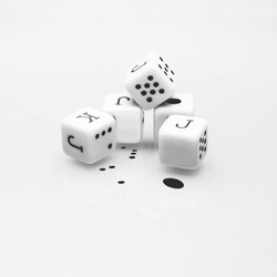 dice game with dropped dots