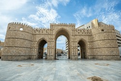 Baab Makkah, ruined fortified Mecca gate, Jeddah, Saudi Arabia